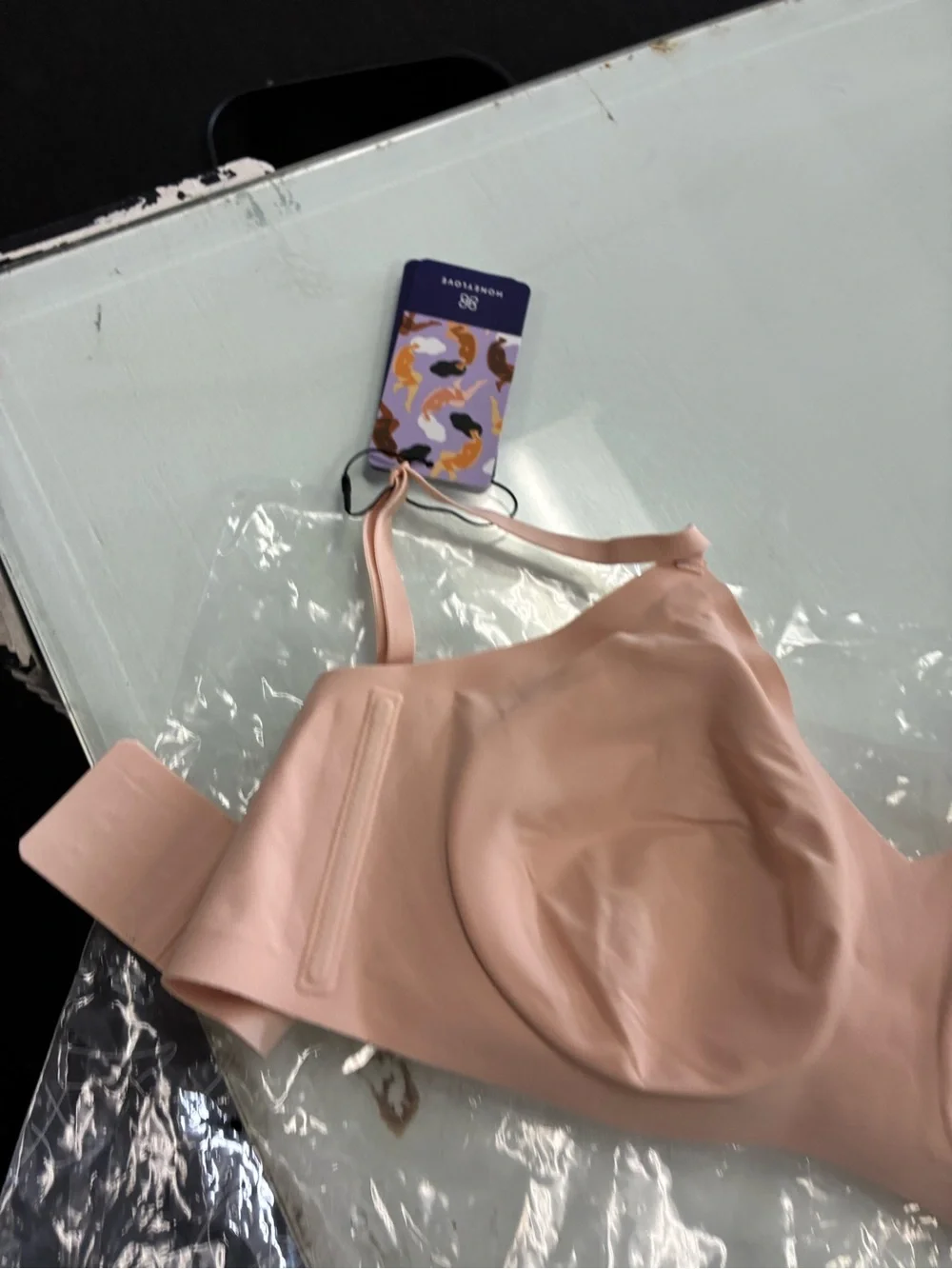 Honeylove Seamless Nude/Blush Wireless Bra